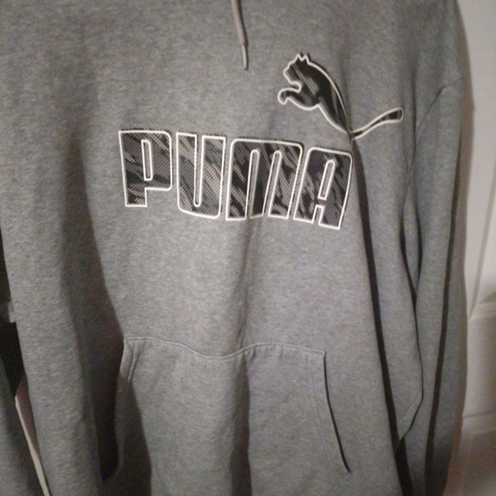 Puma Gray Sweatshirt Versatile Comfort